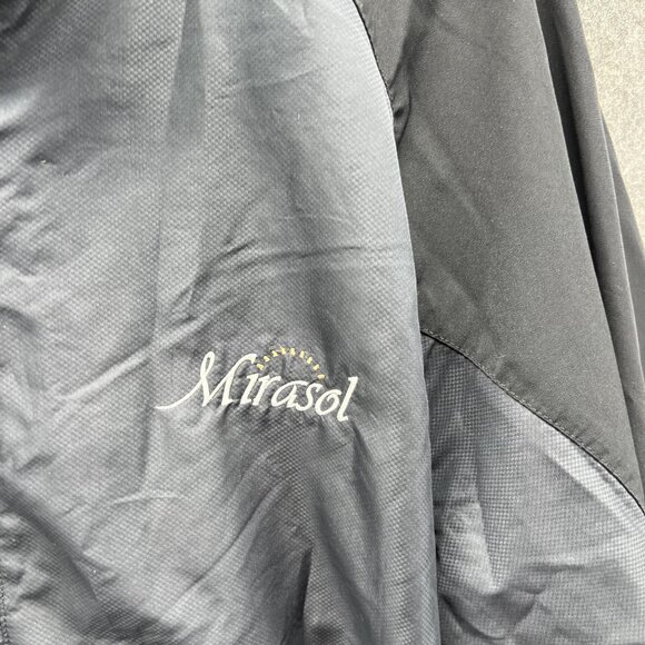 Zero Restriction Sweater Men Large Black 1/4 Zip Mirasol m Tour Series Jacket - Picture 5 of 14